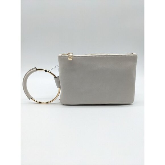 INC Charlii bangle handle women's crossbody bag clutch - WHITE/ BONE / OFF-WHITE - Picture 6 of 11